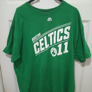 Vintage Men's XL Boston Celtics Kyrie Irving #11Green NBA Pro Basketball Shirt